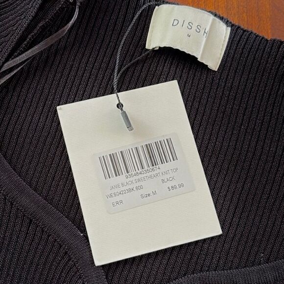 NWT DISSH Janie Sweetheart Top Medium - Picture 2 of 7